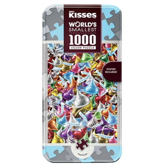 MasterPieces 1000 Piece Puzzle with Tin - Hershey's Kisses - 11.25"x16.75"