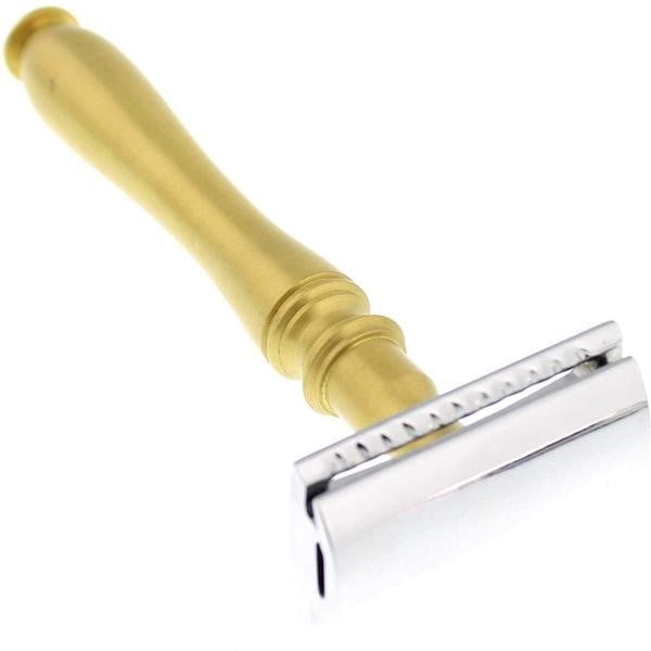 WCS Vintage Collection Razor 77BR, Brass-Closed Comb