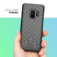 thumbnail image 6 of SOGA Galaxy S9 Plus Holster Belt Clip Case, Slim Hard Armor Defender Protective Cover with For Samsung Galaxy S9 Plus Swivel Rotate - Black, 6 of 6