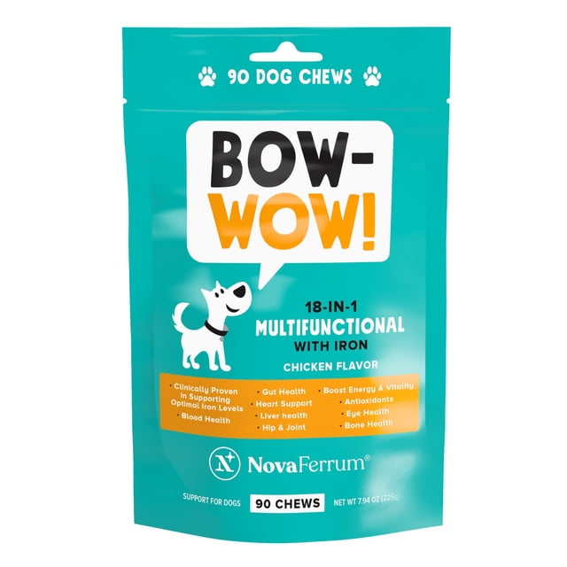 Suplemento NovaFerrum Bow Wow 18 en 1 multifuncional con plancha