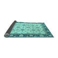 thumbnail image 2 of Ahgly Company Indoor Rectangle Oriental Light Blue Traditional Area Rugs, 7' x 9', 2 of 4