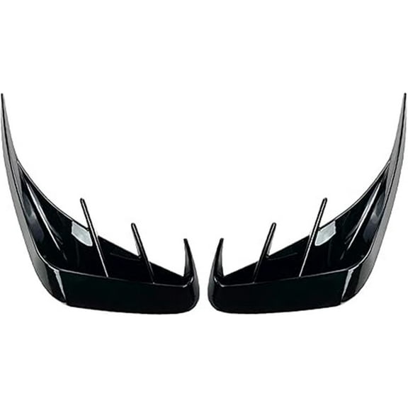 Applicable to Car Rear Bumper Canards Lip Splitter Trim Fins for BMW for 3-Series G20 M-Sport M340i 2019 2020 2021 2022 3Series(Carbon Fiber)