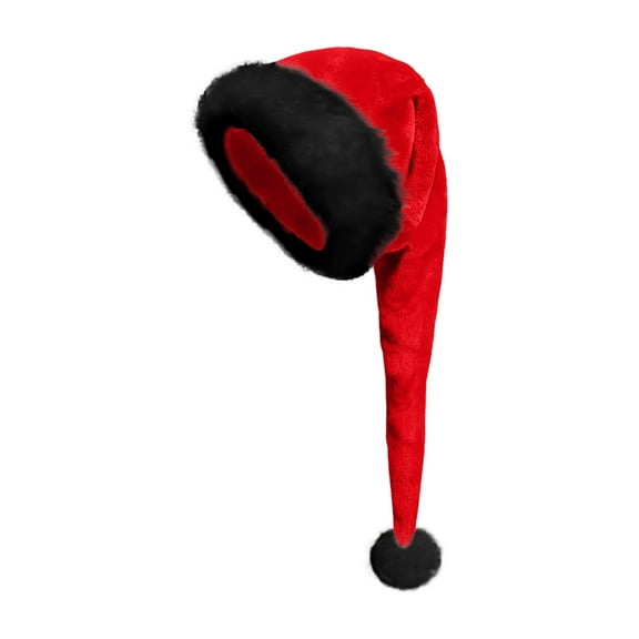JIKNTTR Christmas Hats For Women Long Christmas Hat For New Year Festive Holiday Party Santa Hat Adults Xmas Hat Cute Xmas Holiday Hat