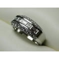 thumbnail image 2 of 3 Ct Round Cut Lab-Created Diamond Mens Wedding Band Ring 14K White Gold Plated, 2 of 2