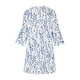 thumbnail image 5 of ICHUANYI Clearance Women's Pring V-Neck Sleeve Printed Ruffle Sleeve Dress(White, S) ICHUANYI WER2023081011130, 5 of 8