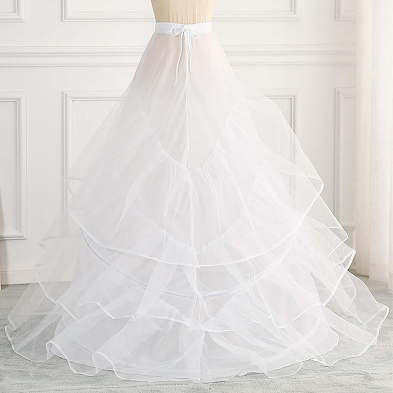 a line petticoat for wedding dress ZARSIO Women's Petticoat 3-Hoop A Line Underskirt Crinoline Wedding Ball  Gown Skirt Slips Bridal Dress Long Underskirt at Amazon Women's Clothing  store