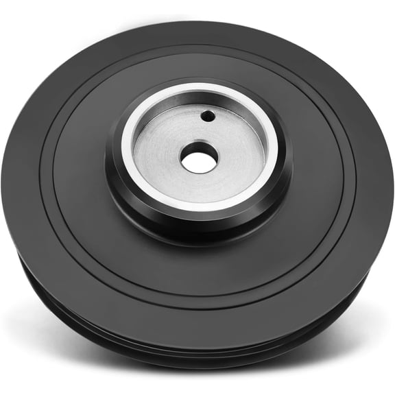A-Premium Engine Harmonic Balancer Pulley Compatible with Hyundai Sonata 99-05, Santa Fe 01-06, Tucson 05-09, Tiburon 03-08 & Kia Optima 01-06, Sportage 05-10, Magentis 01-04, DOHC V6 2.5L 2.7L