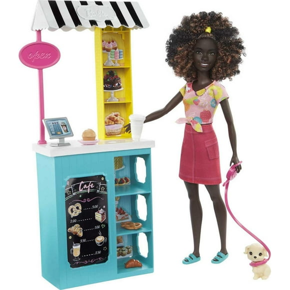 Barbie Life in the City Café Playset with Barbie Doll