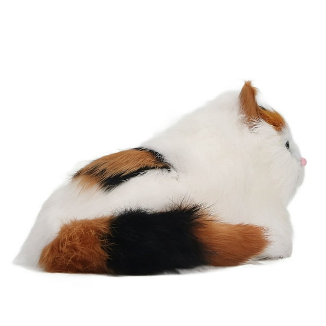 Simulation Plush Cat Doll, Simulation Cat Doll Lovely Expression Opening Eyes For Home Decoration