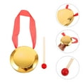 thumbnail image 4 of Gong for Kids Mini Kids Musical Instruments Copper Cymbals Gong Copper Hand Gong Musical Gong Instrument 12CM, 4 of 8