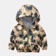 thumbnail image 1 of Boy‘s Cartoon Lightweight Wind Zip Hooded Jackets Windbreakers Cute Dust Coats 2T-7 Years, 1 of 11