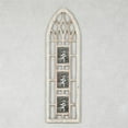 thumbnail image 2 of Luxen Home Cathedral Wood Window with Three 5x7 Wall Picture Frames, 2 of 9