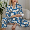 thumbnail image 6 of Naloa Swan Birds Pajamas for Women Set, Womens Pajama Sets, Lounge Sets for Women, 2pjs for Women-Small, 6 of 7
