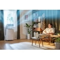 thumbnail image 3 of LG Unidad de Aire Acondicionado portátil de Doble inversor para Habitaciones Medianas, recámara, Oficina, Cocina, Comedor, 115 V, refresca hasta 500 Metros Cuadrados Ft., 3 velocidades, Temporizador, 3 of 5