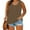 Brown, variant on USSUMA Summer Tops for Women 2025 Womens Tank Tops Sleeveless Round Neck Loose Casual Plus Size Tops for Women Lace Button Tunic Lounging Blouse Breathable Tee Travel Dark Gray Tank Top Xxxxl