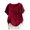 Red, variant on GEWSEY Plus Size Top Womens Shirt Casual Blouse Loose Button Linen Sheer Pullover Daily Boho Tunic T-Shirt Tops (Pink, S)