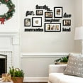 thumbnail image 4 of Jerry & Maggie - Photo Frame | Plaque College Frame - Black Wall Decoration Combination - Black PVC Picture Frame Selfie Gallery Collage With Full Size Hanging Template & Wall Mounting Design, 4 of 4