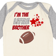 thumbnail image 4 of Inktastic I'm the Little Brother Football Boys Long Sleeve Baby Bodysuit, 4 of 5