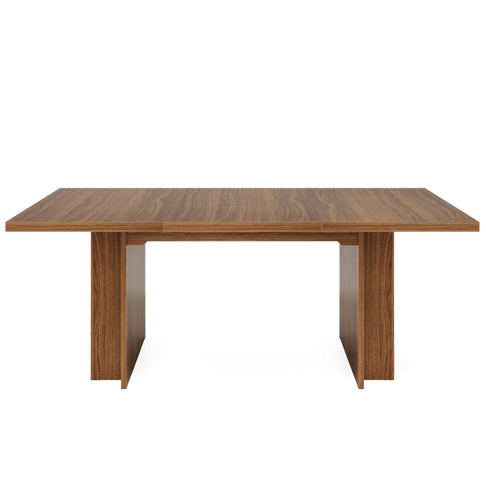 Yardi Yarda 63" Executive Desk, Large Wood Computer Writing Table with Storage, Desk for Indoor, Rustic Brown