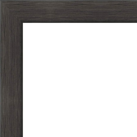 10x20 - 10 x 20 Charcoal Flat Solid Wood Frame with UV Framer's Acrylic & Foam Board Backing - Great For a Photo, P