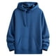 thumbnail image 2 of pstuiky camisetas de manga larga para hombre, Chaqueta con capucha gruesa de manga larga de color liso para hombre tops de invierno para hombre xxl, 2 of 9