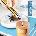 thumbnail image 4 of USB Rechargeable Candle Lighter, Plasma Flameless Windproof Lighter, for Candles, Gas, Camping, Hiking, Efficient Ignition, Pen-Style Design, Aluminum Alloy, No Butane, Portable, 4 of 9