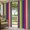 Purple Green Striped, variant on Mexican Style Outdoor Curtains for Patio Waterproof, Grommet Outdoor Privacy Panels, Colorful Mexico Stripes Teal Blue Weatherproof Outside Curtains for Porch/Cabana 54"Wx95"L, 2 Panel