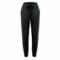 thumbnail image 6 of Women's Stretch Joggers Workout Drawstring Fitted Cuffed Ankle Athletic Travel Yoga Pants, 6 of 9