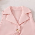 thumbnail image 6 of Girls Sets Size 7-8 Little Child Girls Suit Undershirt Jacket Camisole Bottoming Shorts Summer Fashion Casual Suit Hot Pink, 5 Years, 6 of 9