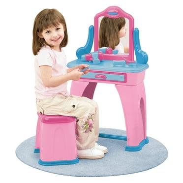 American Plastic Toys My Very Own Vanity Set for Kids with 7 Accessories