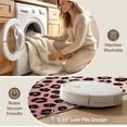 thumbnail image 5 of ODIKA Pink Print Leopard Ombre Spotted Inspired Abstract Cheetah Motif Pet Friendly & Kids Safe Play for Playroom, Bedroom, Reading Nook, 5 of 7