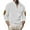 White, variant on Qingpeng Pullover Sweatshirt for Men Long Sleeve Solid Tops 1/4 Button Stand Collar T-Shirt