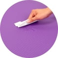 thumbnail image 2 of BalanceFrom GoCloud 71x24 Inches Extra Thick Yoga Mat 1-Inch High-Density Foam, Purple, 2 of 4