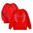 thumbnail image 3 of Girls Tracksuit Pullover Hoodie With Sparkly Wing Design Kids Casual Outfit Printed Crewneck Sweatshirt, 3 of 3