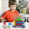 Zeiwohndc Colorful Construction Blocks for Ages 3-8, 3D Triangle Puzzle ...