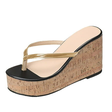 

Dyfzdhu Wedges Shoes Women Sandals Comfort With Elastic Ankle Strap Casual Bohemian Beach Shoes Slip On Rhinestone Sandals Women Open Toe