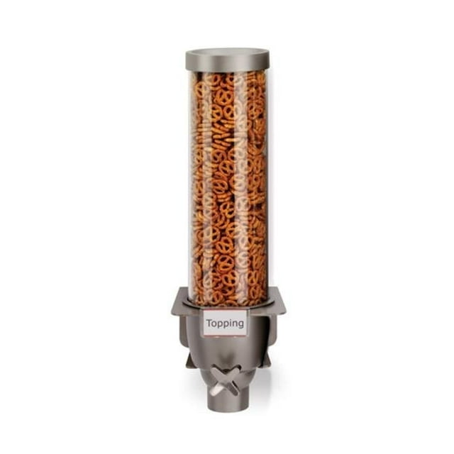 Rosseto EZ523 Single Container Ice Cream Topping Candy Wall Mount Dispenser - 1.3 Gallon