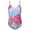 Pink, variant on Edvintorg 8-14Years Children Swimsuits Girls Summer Swimwear Kids Girl Fashion Cute Printed Hollow Out One Piece Bathing Suit Bikini Beach Teenage Swimsuits