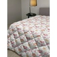 thumbnail image 2 of Pale Pink Down Alternative Comforter, Heart with Ombre Inspired Effect Cartoon Style Romance Love, Microfiber Quilt for All Season, 5 Sizes, Magenta Pale Pink, by Ambesonne, 2 of 3