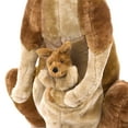 thumbnail image 6 of Melissa & Doug Giant Kangaroo and Baby Joey in Pouch - Lifelike Stuffed Animal (nearly 3 feet tall), 6 of 9