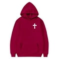 thumbnail image 4 of HUITKMM Girls Winter Casual Wear Round Neck Letter Print Pullover Hoodies and Sweatshirts for Outdoor Activities Daily Comfort Kids Ages 2 13 4827, 4 of 6