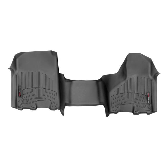 WeatherTech Custom Fit FloorLiners compatible with Ram Truck 1500, Ram Truck 1500 Classic, Ram 1500, Ram 2500/3500, Ram 1500 Classic - 1st Row - Over The Hump, Black