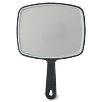 Equate Medium Hand Face Mirror, Black, Size 10.6" x 7.6" x 0.3"