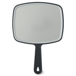 Tinker Portable Round Handle Small Mirror for Makeup and Go Out Small Mirror, Size: 10, Pink