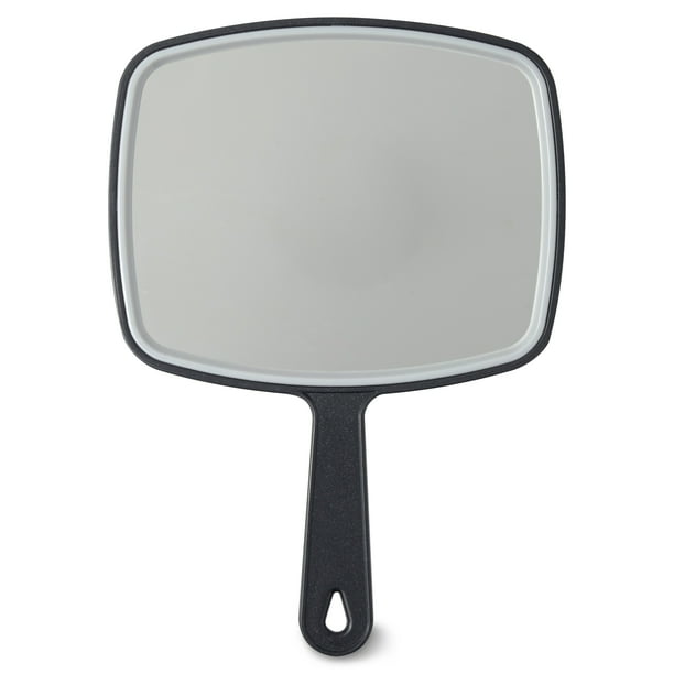Equate Med Hand Face Mirror, Black