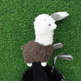 thumbnail image 1 of Cute Alpaca Golf Putter Covers Blade Club Headcover Golf Protector, 1 of 5