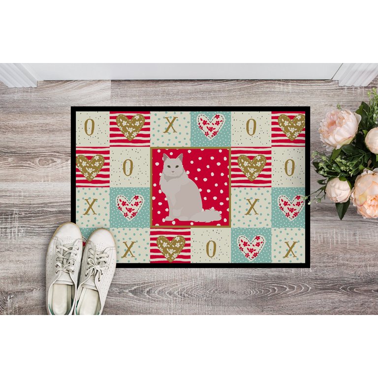 Carolines Treasures Chantilly Tiffany Cat Love Indoor or Outdoor