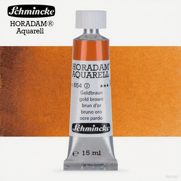 Schmincke Acuarelas Profesionales para Artistas, Set de Tubos de 15ml, Materiales de Arte Viajeros para Adultos, Aficionados y Creadores, Serie 654