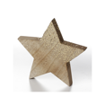 thumbnail image 1 of Wooden Star with Glitter Decoration, 1 of 1