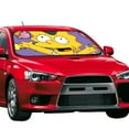 thumbnail image 2 of Simpsons Car Windshield Sun Shade Auto Front Window Sunshade Cover Car Visor For Car Truck Suv Medium, 2 of 9